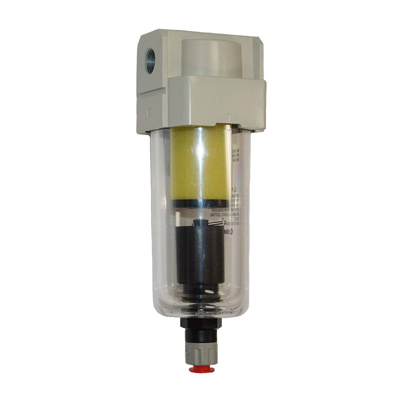 Auto Drain Oil Removal Filter with BSP, 25 cfm max