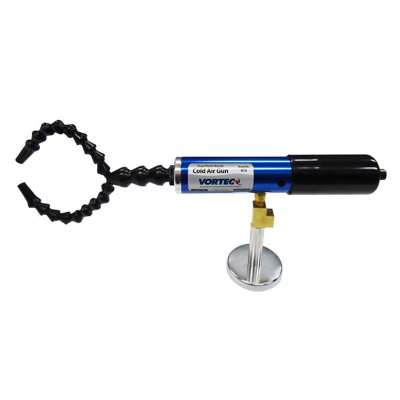 Cold Air Gun System - 35 SCFM, with dual nozzle, filter and magnetic base